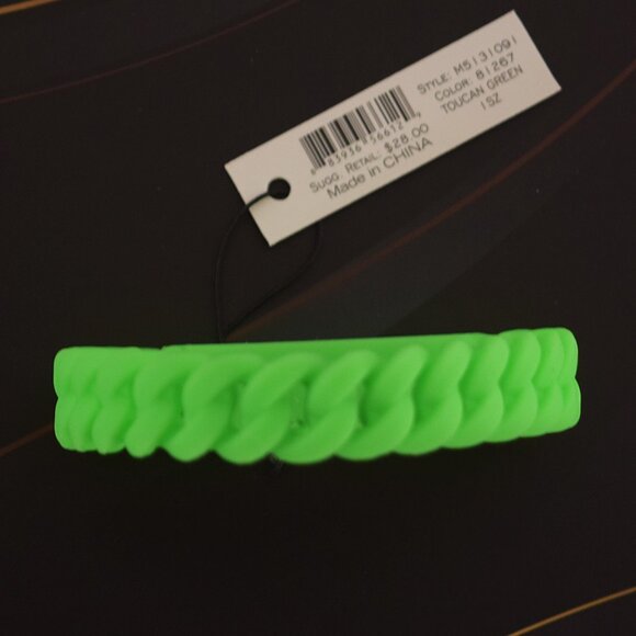 Marc Jacobs Rubber Silicone Bracelet in Green - Picture 3 of 6